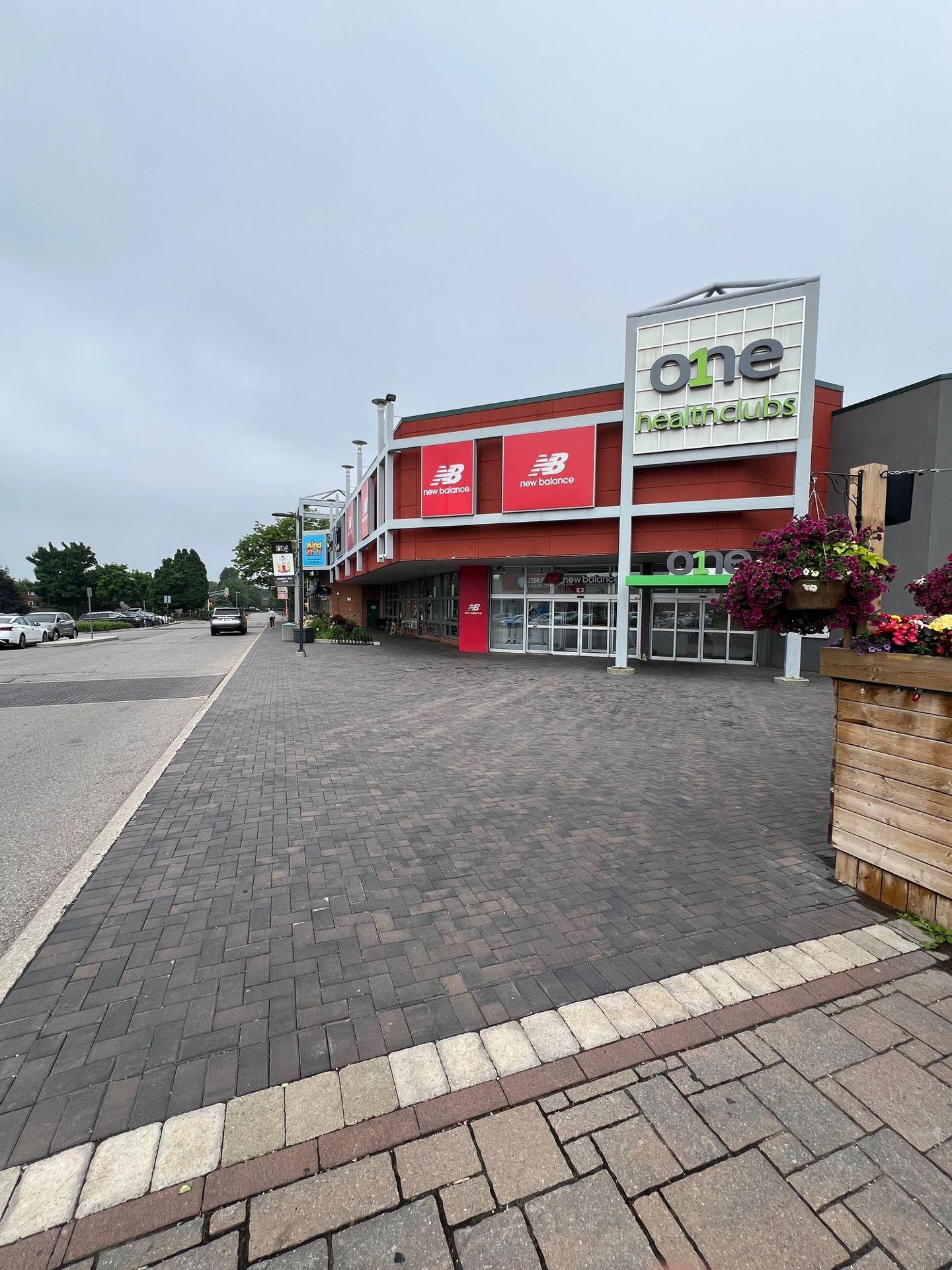 Commercial plaza interlocking stone